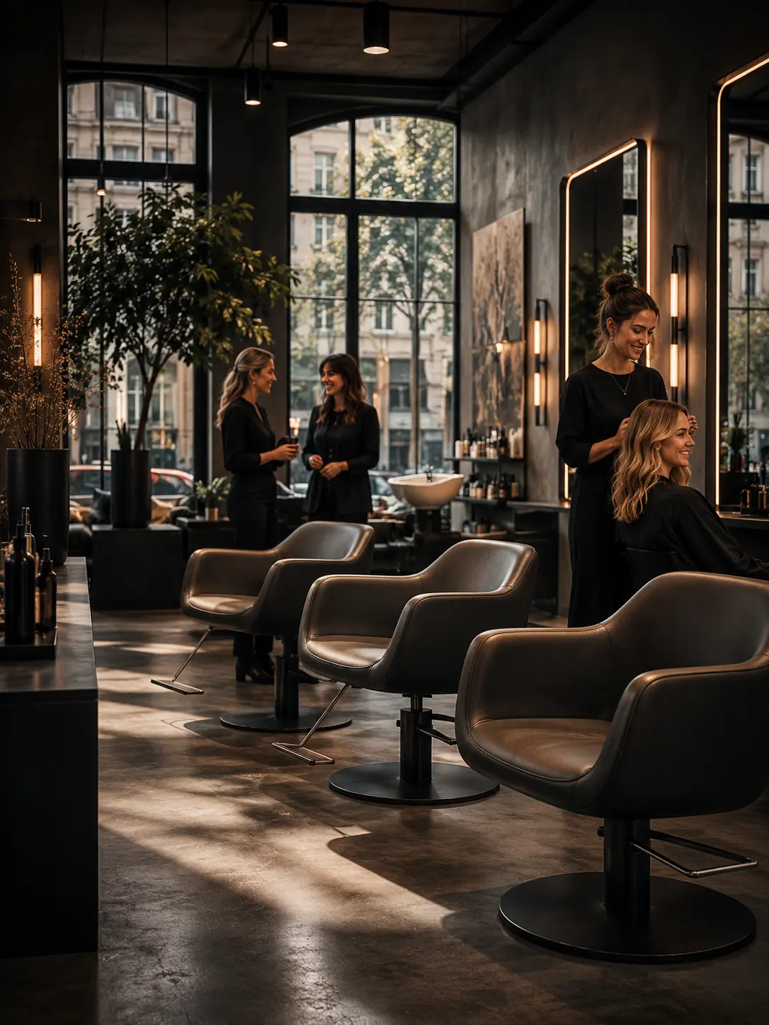 Studio Nord salon interior, Berlin-Mitte